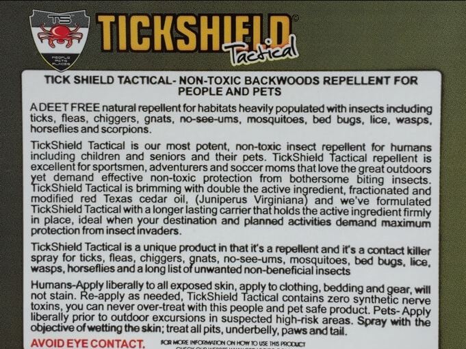 Tickshield-cedarcide-instructions